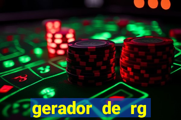 gerador de rg frente e verso